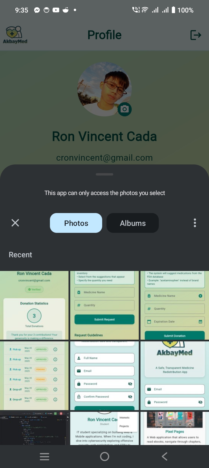 Update Profile
